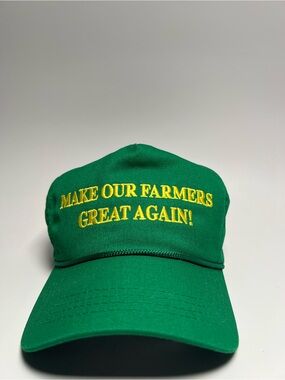 Official Rare Trump Make America Our Farmers Great Again MAGA Hat CaliFame